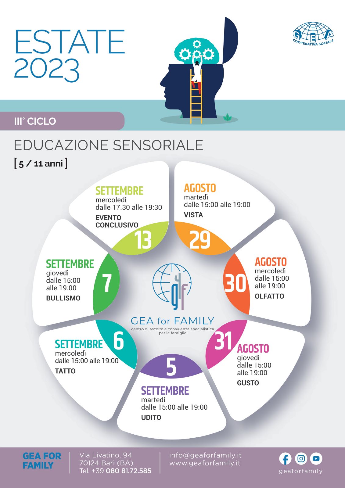 Calendario Pedagogia Lumaca